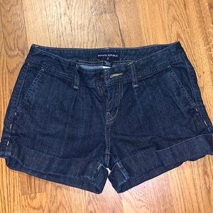 Denim shorts